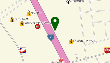 DAISO 久慈店の地図画像