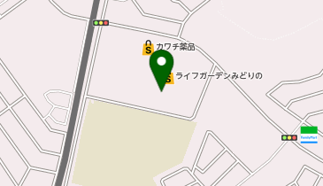 DAISO ライフガーデンみどりの店の地図画像