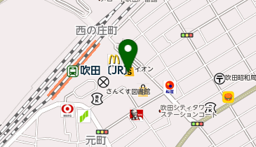 DAISO イオン吹田店の地図画像