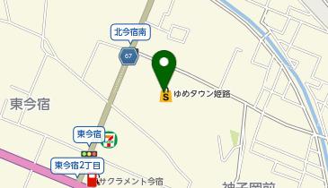 DAISO ゆめタウン姫路店の地図画像