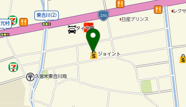 DAISO ジョイント久留米東合川店の地図画像