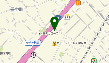 DAISO カナート和泉府中店の地図画像