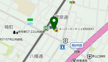 DAISO 近商ストア東湊店の地図画像