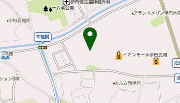 THREEPPY イオンモール伊丹昆陽店の地図画像