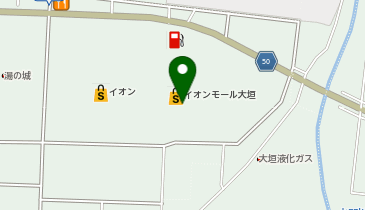 THREEPPY イオンモール大垣店の地図画像