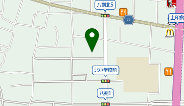 DAISO 岐南八剣店の地図画像