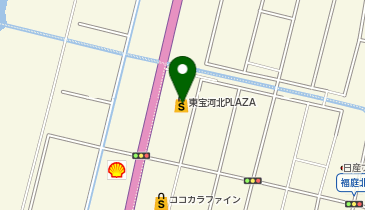 DAISO 東宝河北店の地図画像