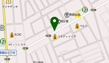 DAISO コモディイイダ越谷店の地図画像