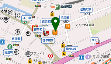 DAISO 静岡けやきプラザ店の地図画像