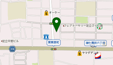 Standard Products 足立ひとつや店の地図画像