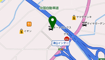 DAISO イオンモール津山店の地図画像