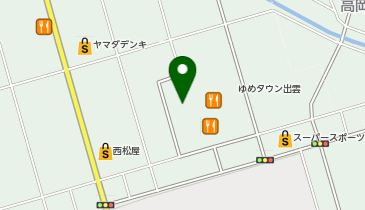 DAISO ゆめタウン出雲店の地図画像