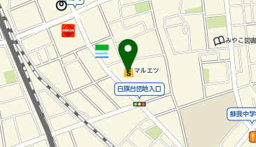 DAISO マルエツ蘇我南店の地図画像