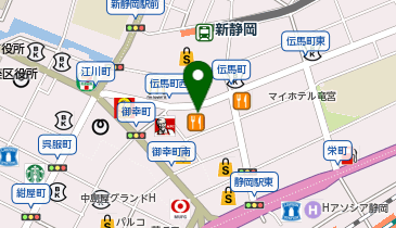 THREEPPY 静岡けやきプラザ店の地図画像