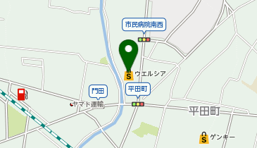 DAISO 蒲郡平田店の地図画像