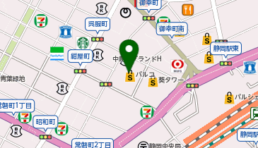 DAISO 静岡パルコ店の地図画像