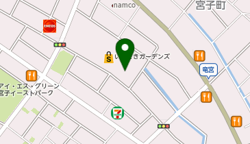 DAISO いせさきガーデンズ店の地図画像