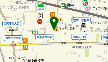 DAISO ミッテン府中店の地図画像