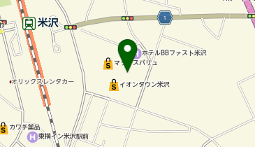 DAISO マックスバリュ米沢駅前店の地図画像