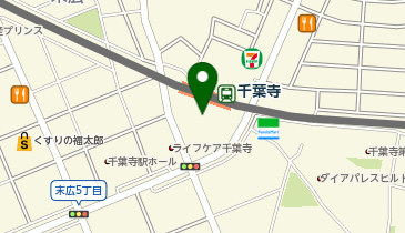 DAISO リブレ京成千葉寺店の地図画像