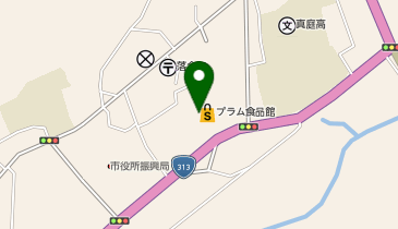DAISO プラム食品館真庭店の地図画像