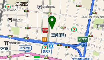 DAISO 日本橋恵美須町店の地図画像