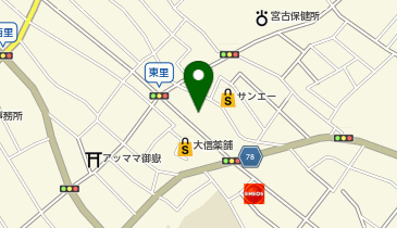 DAISO サンエーショッピングタウン宮古衣料館店の地図画像