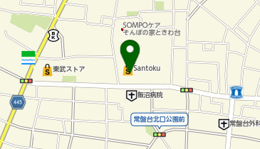 DAISO 三徳ときわ台店の地図画像