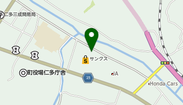 DAISO サンクス仁多店の地図画像