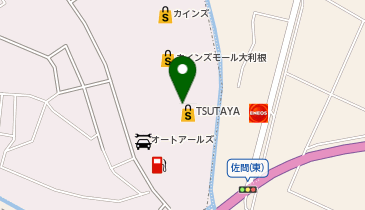 ザ・ダイソー DAISO カインズモール大利根店の地図画像