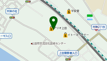 DAISO アリオ上田店の地図画像