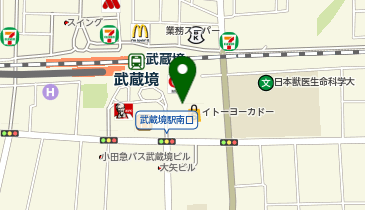 THREEPPY イトーヨーカドー武蔵境店の地図画像