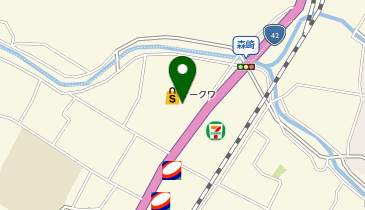 DAISO オークワ湯浅店の地図画像