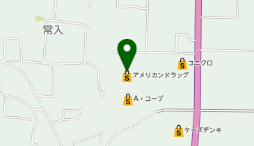 DAISO アメリカンドラッグ上田国分店の地図画像
