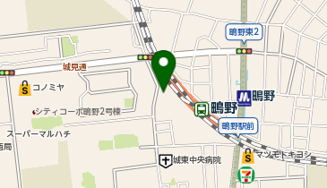 DAISO ビエラタウン鴫野店の地図画像