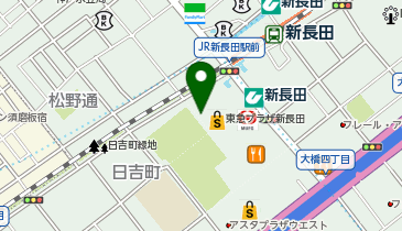 DAISO 東急プラザ新長田店の地図画像
