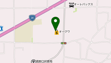 DAISO オークワ高野口店の地図画像