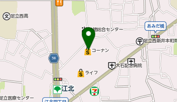 DAISO コーナンドイト西新井店の地図画像