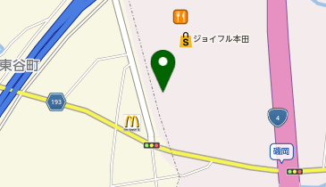 DAISO ジョイフル本田宇都宮店の地図画像