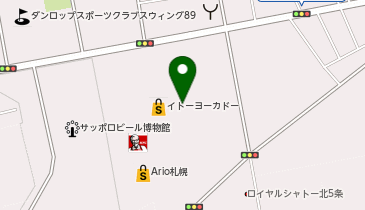 DAISO アリオ札幌店の地図画像