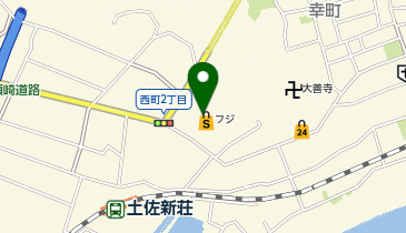 DAISO フジ須崎店の地図画像