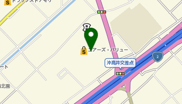 DAISO ユアーズ・バリュー右田店の地図画像