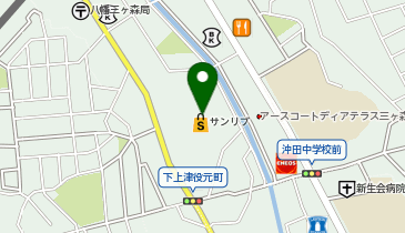 DAISO サンリブ三ケ森店の地図画像