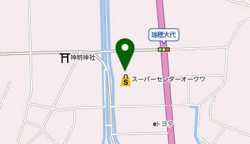 DAISO スーパーセンターオークワ養老店の地図画像