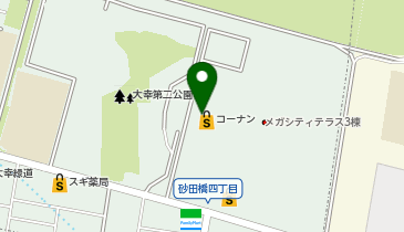 DAISO ホームセンターコーナン砂田橋店の地図画像