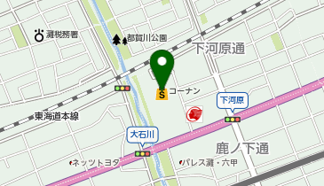DAISO ホームセンターコーナン灘大石川店の地図画像