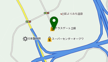DAISO スーパーセンターオークワテラスゲート土岐店の地図画像
