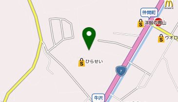 DAISO HIRASEI遊TSUTAYA村上店の地図画像