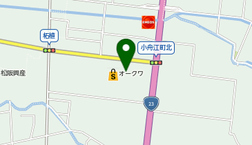 DAISO オークワ三雲店の地図画像