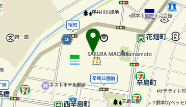 DAISO SAKURA MACHI Kumamoto店の地図画像